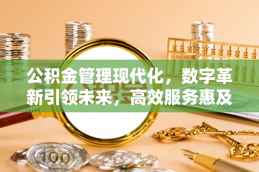 肇东公积金管理现代化，数字革新引领未来，高效服务惠及民生