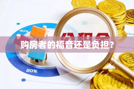 肇东购房者的福音还是负担？