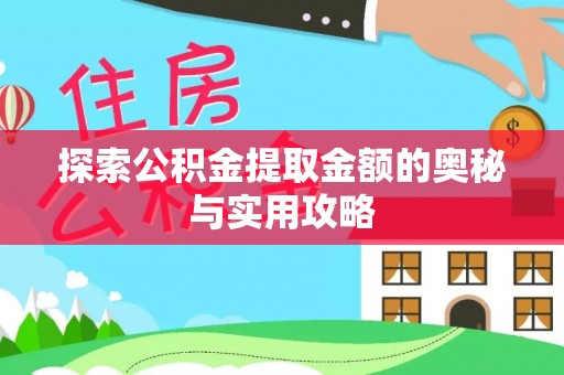肇东探索公积金提取金额的奥秘与实用攻略